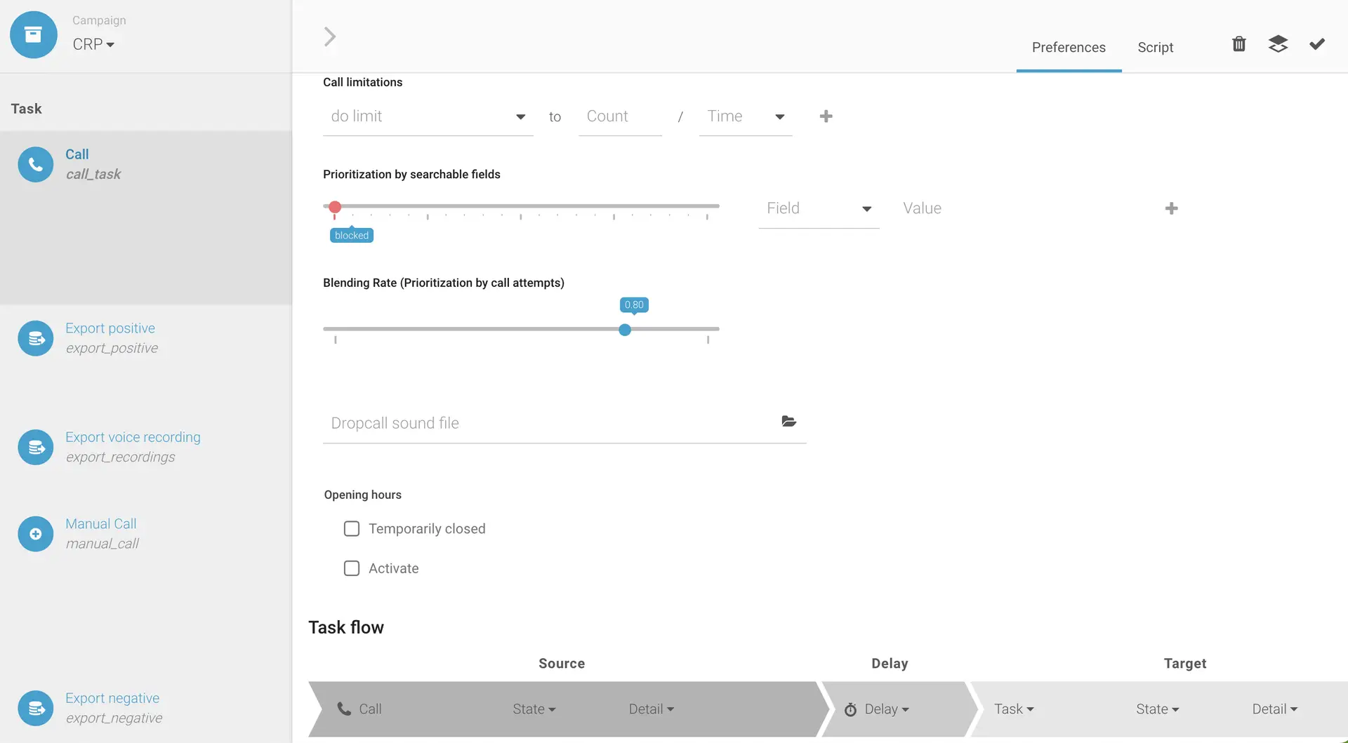 Contact prioritization