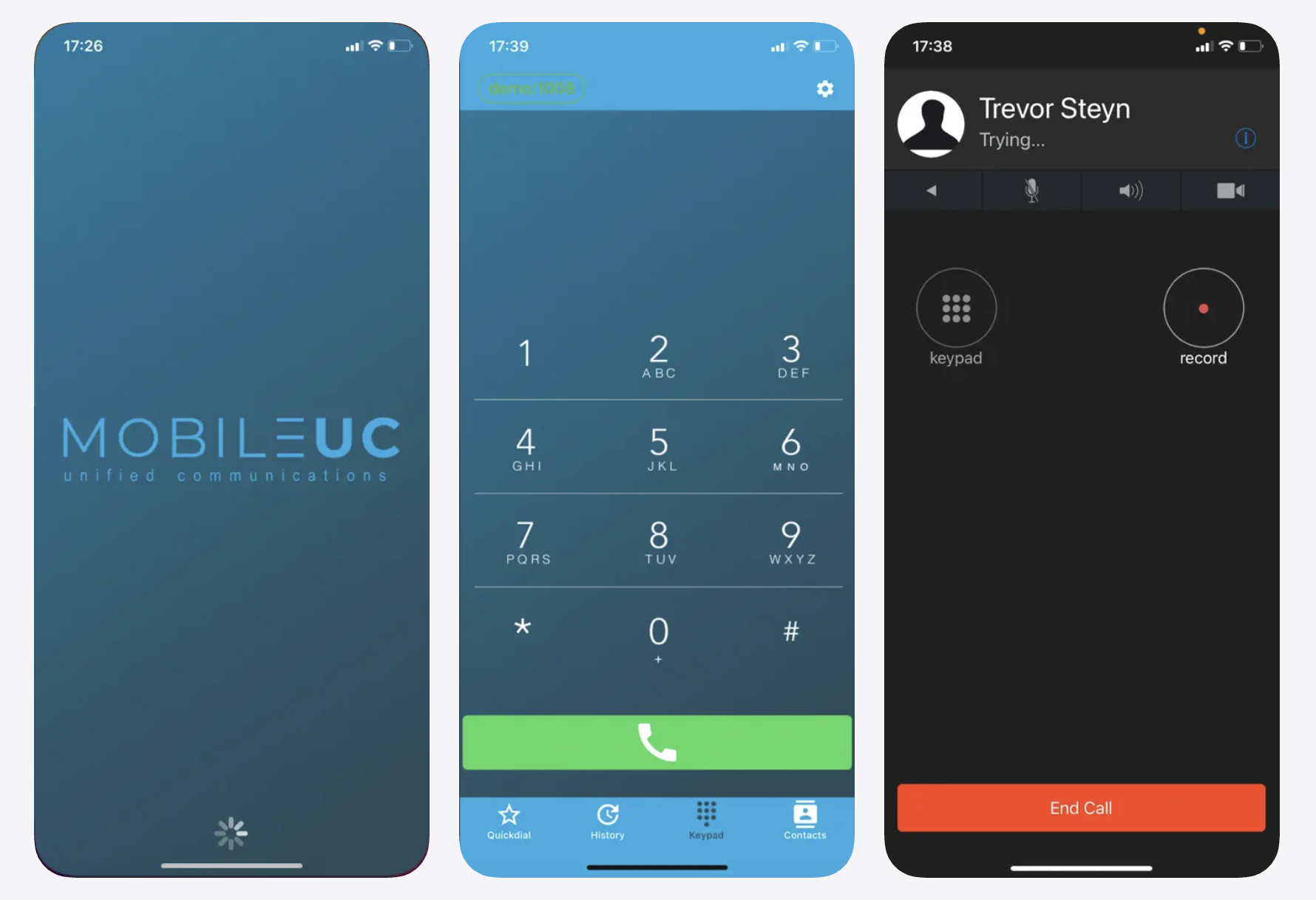 Mobile UC mobile app